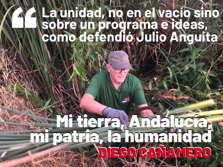 Mi tierra, Andalucía. Mi patria, la humanidad.