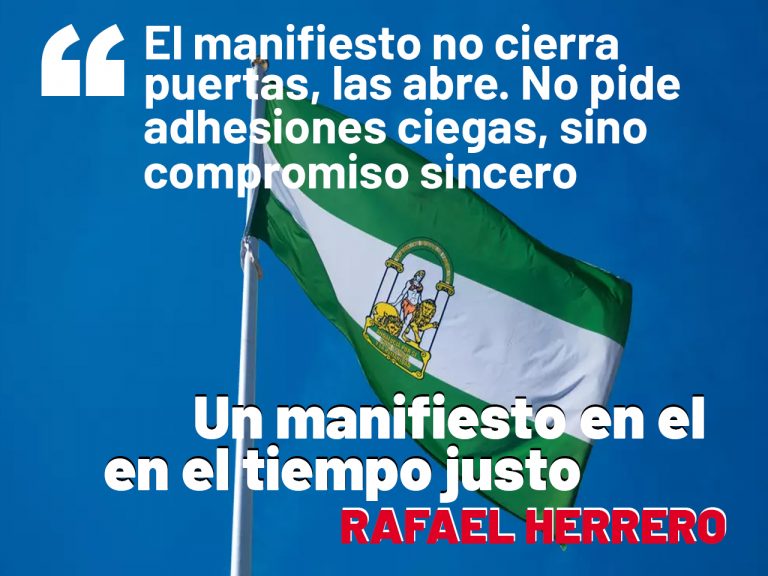 Un manifiesto en el tiempo justo